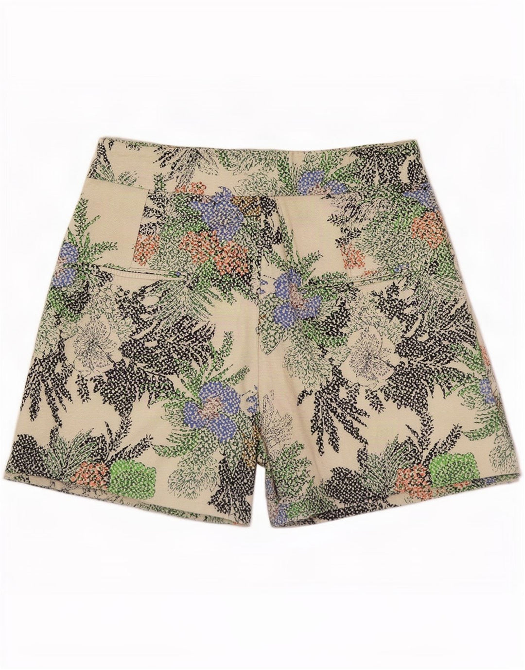 Damskie spodenki codzienne Zara Medium W28 wielokolorowe kwiatowe