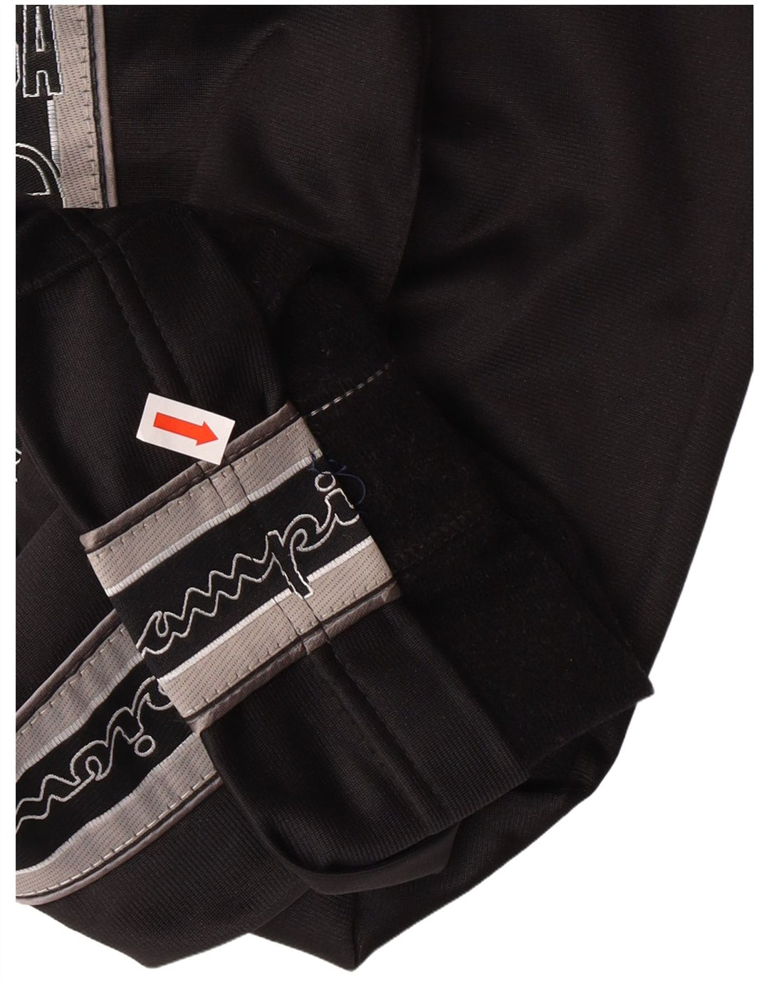 Męskie spodnie dresowe CHAMPION z grafiką, średni czarny poliester