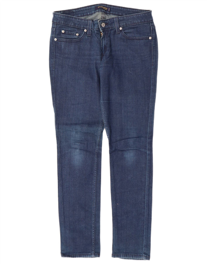 Damskie jeansy Levi's 524 Super Low Slim US 7 Medium W32 L31 Niebieska bawełna