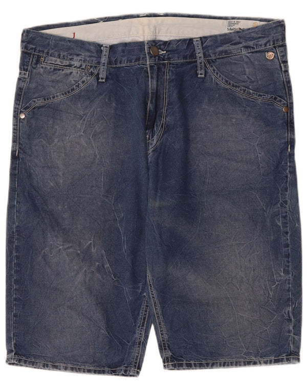 Męskie spodenki jeansowe Meltin' Pot W36, duże, niebieskie, bawełniane