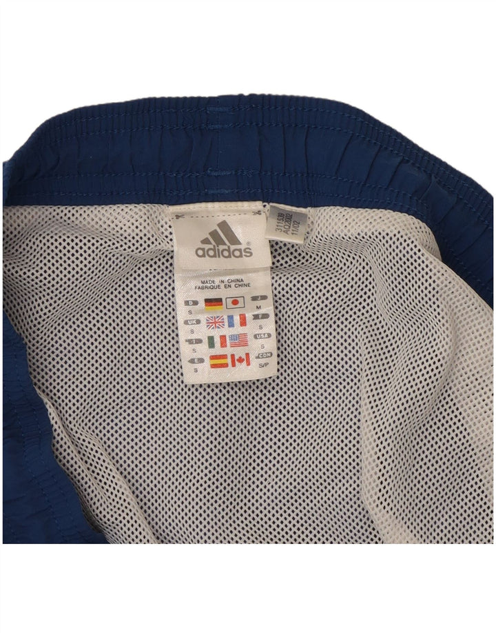 Męskie spodenki sportowe Adidas, małe, niebieskie, poliamidowe