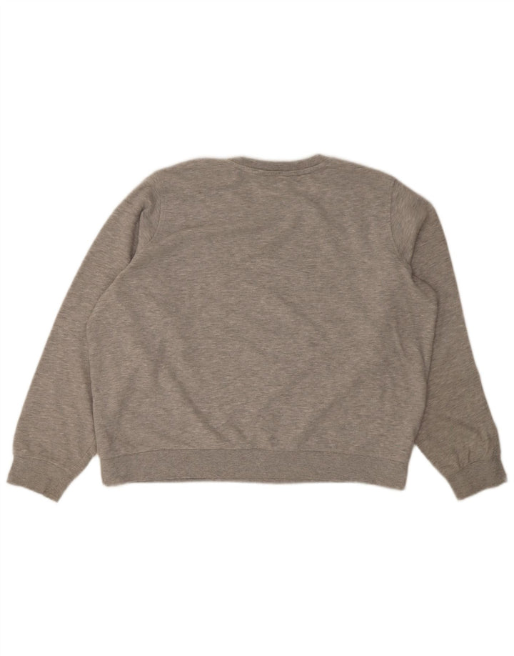 Marks & Spencer Damska bluza oversize UK 18 XL, szara, nakrapiana