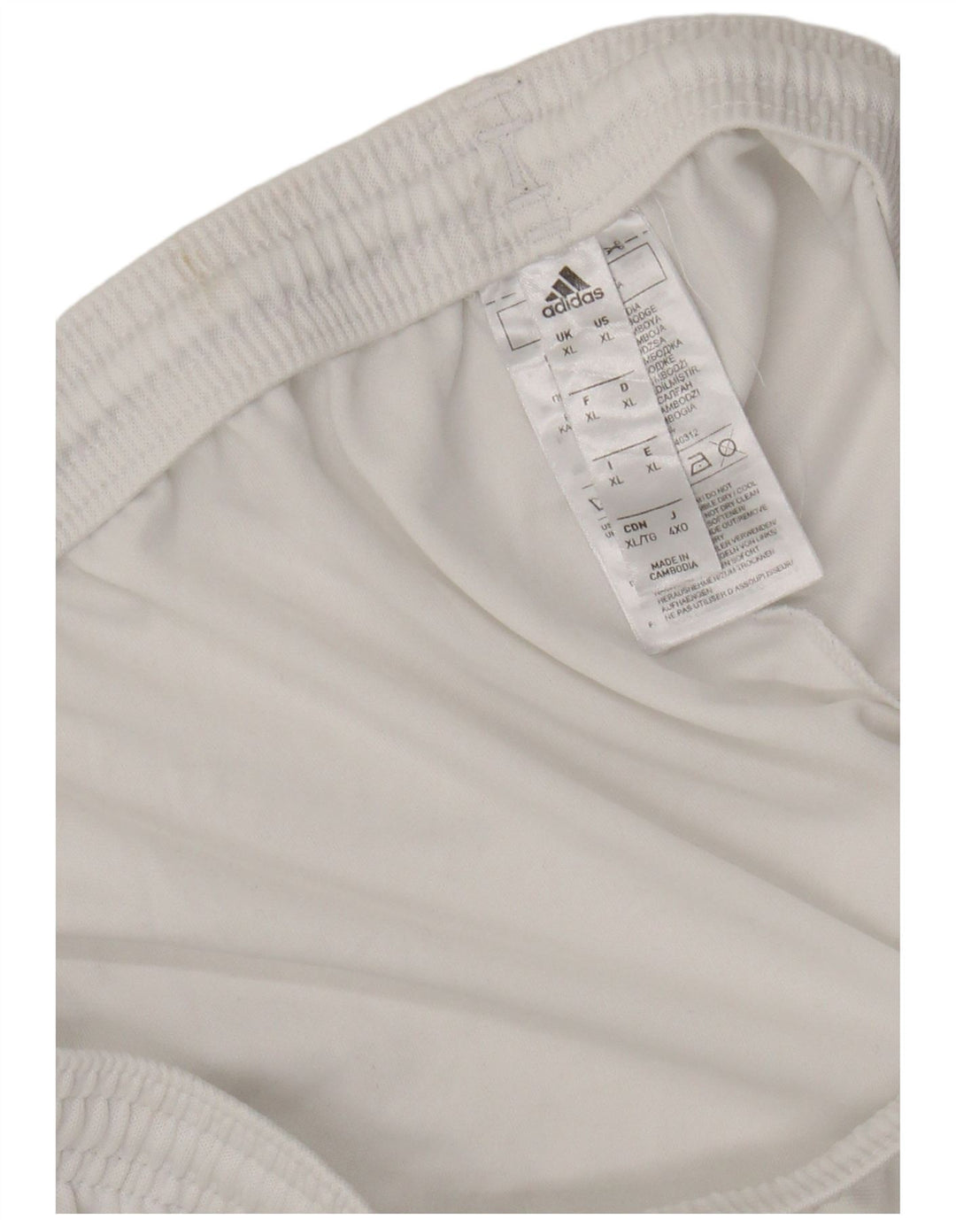 Męskie spodenki sportowe Adidas Aeroready XL, biały poliester