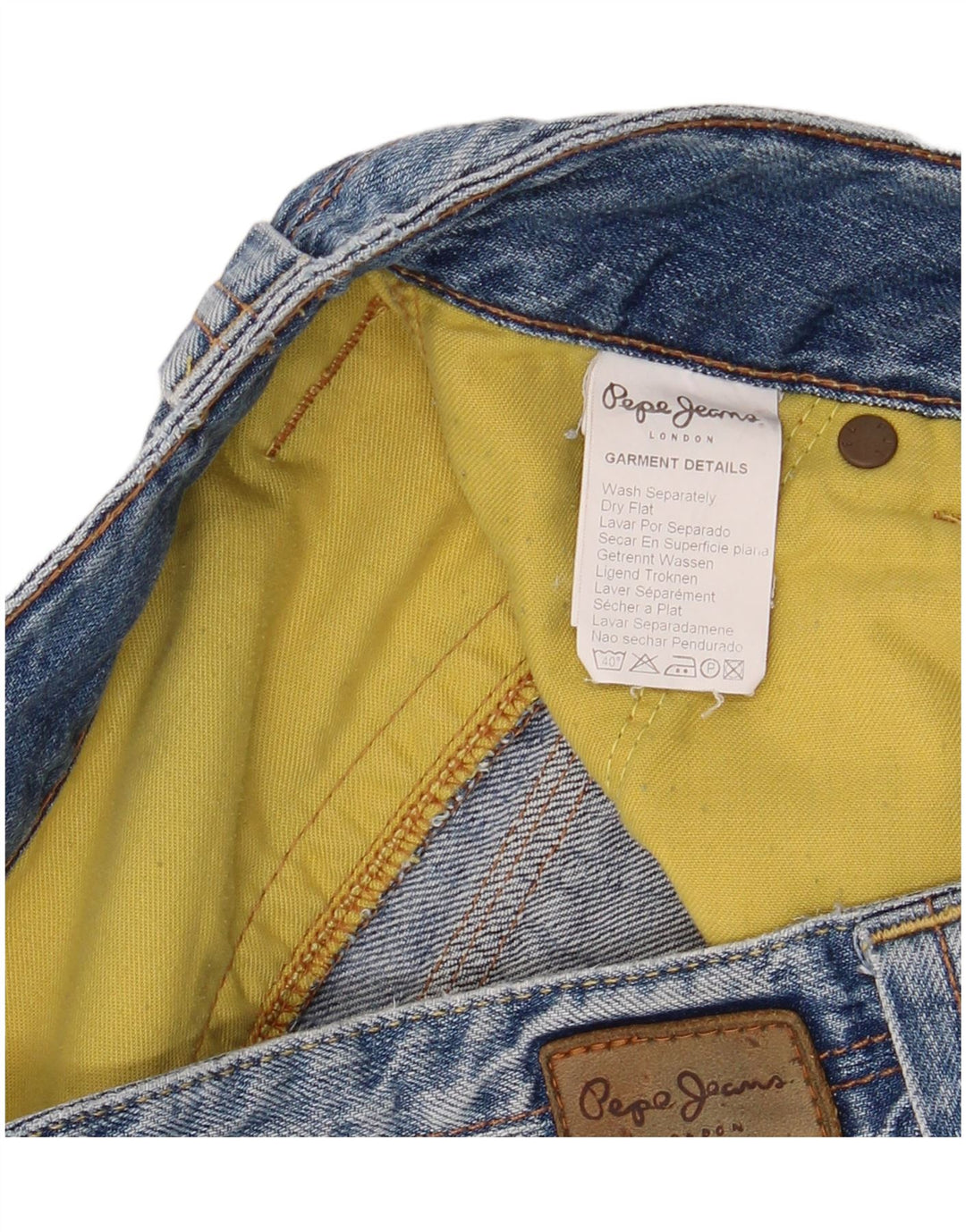 Męskie dżinsowe bermudy PEPE Jeans W31 Średnioniebieskie bawełniane