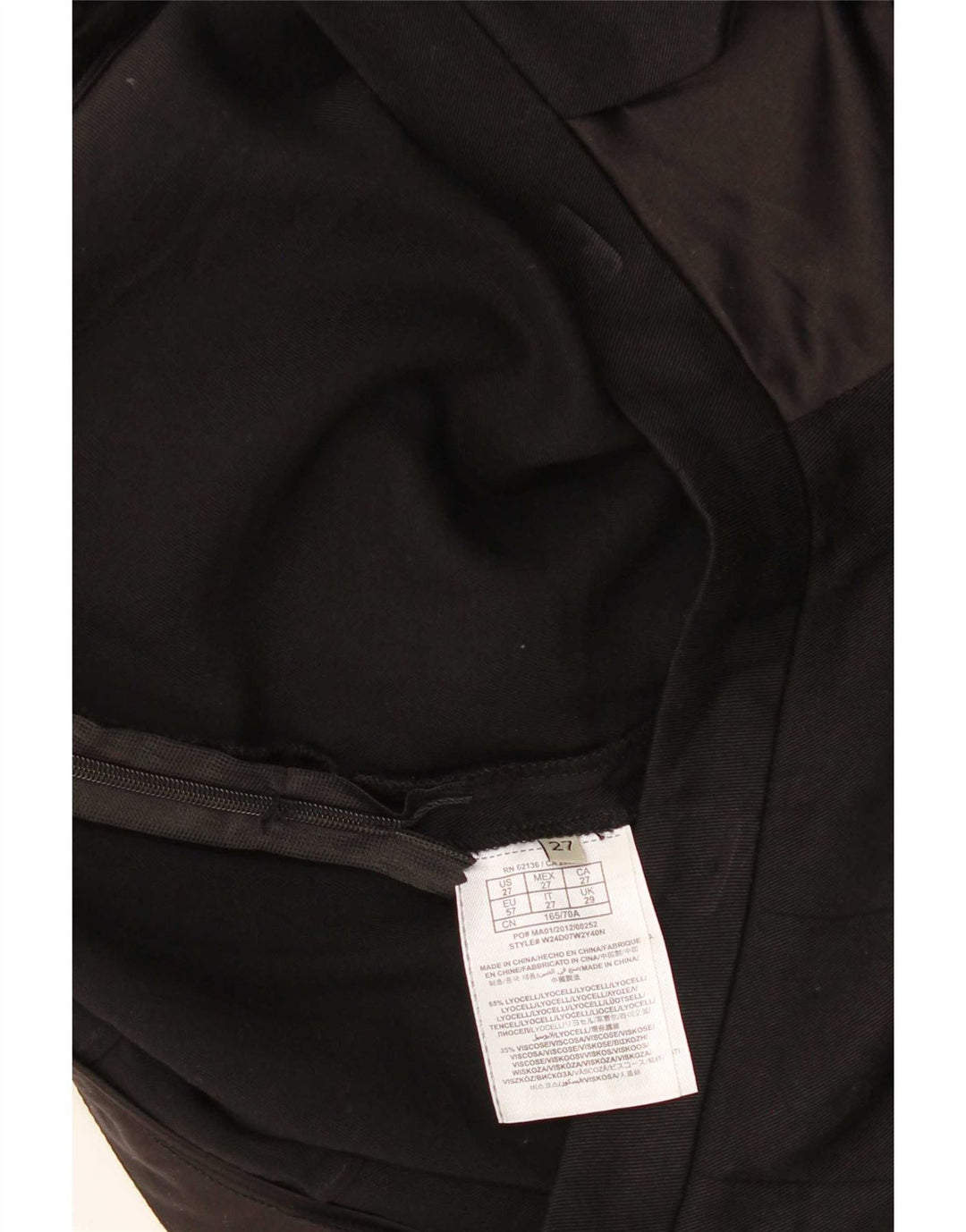 Damska spódniczka mini z niskim stanem Guess W29 Medium Black Lyocell