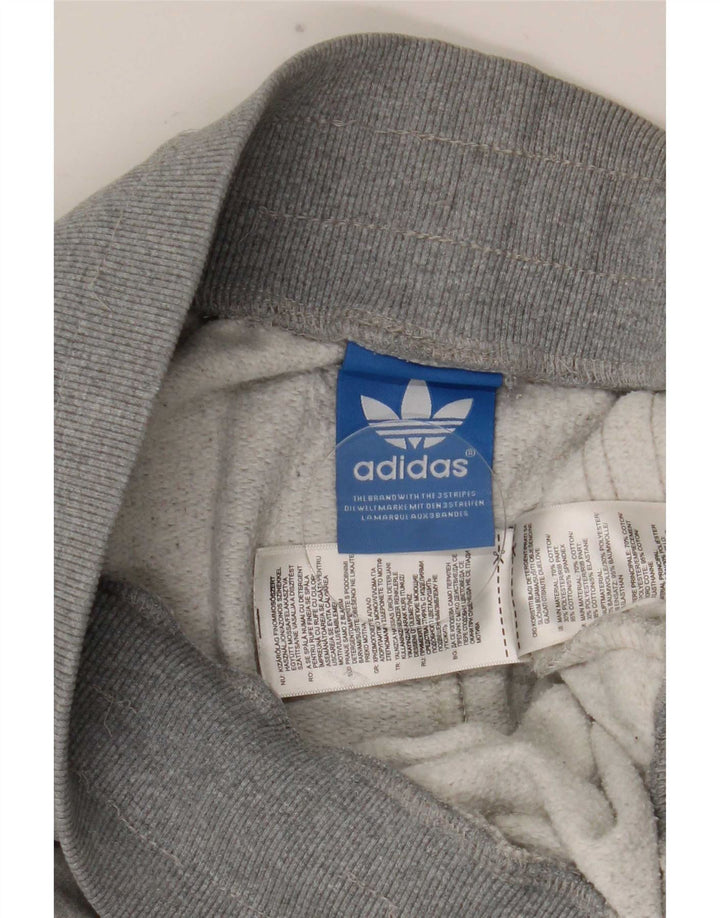 Adidas Męskie spodnie dresowe Joggery Średnioszary, bawełniany blok kolorów
