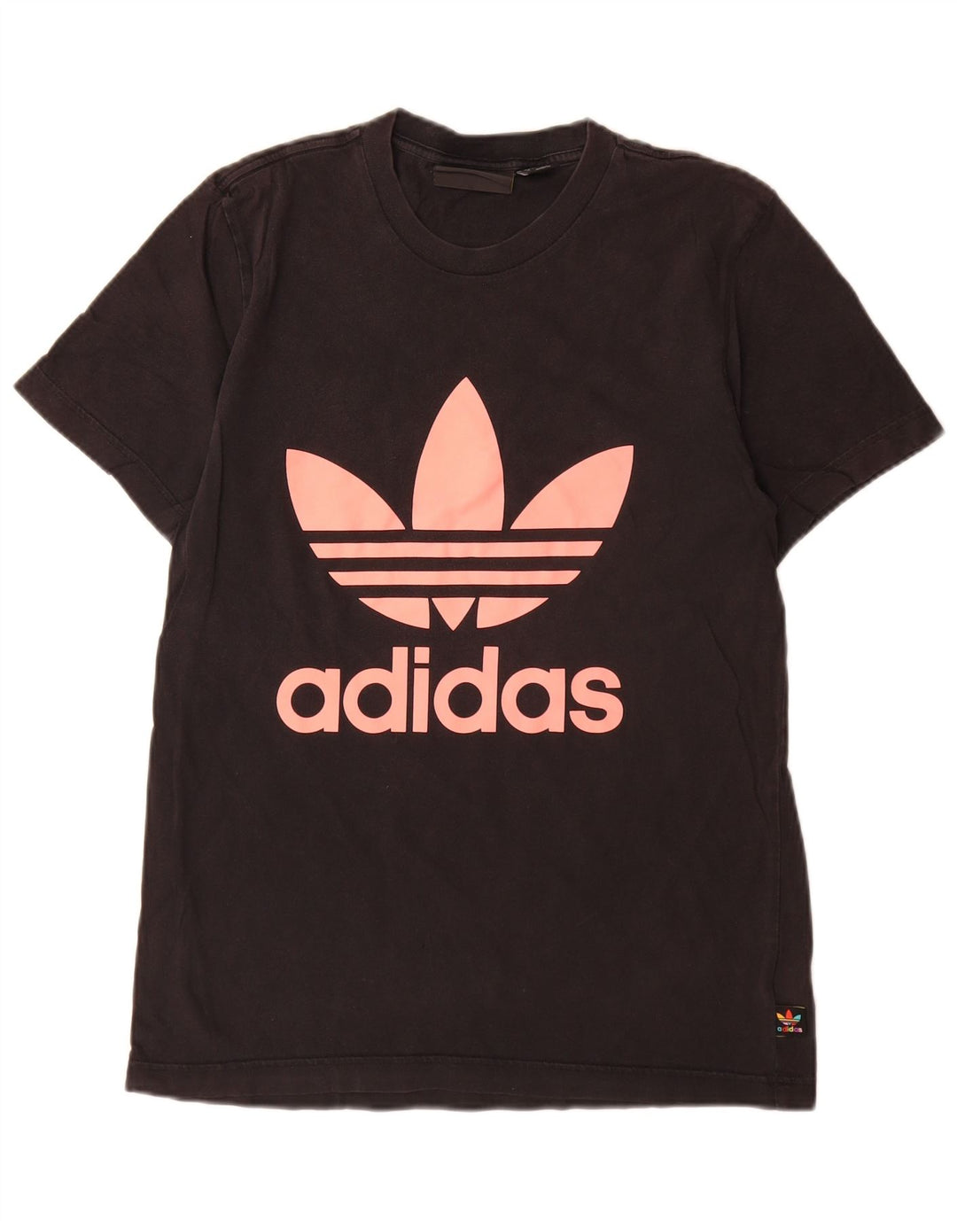 Damska koszulka Adidas Pharrell Williams z grafiką, mała, czarna, bawełniana
