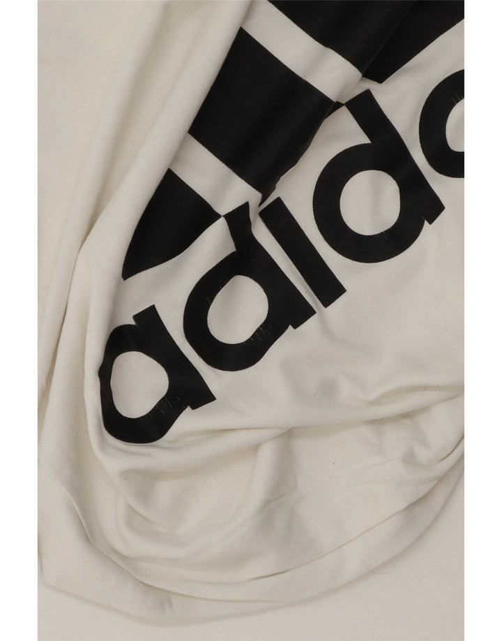 Męska koszulka graficzna Adidas Top Medium White