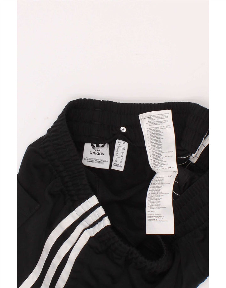 Damskie spodenki sportowe Adidas UK 8, małe, czarne, poliestrowe