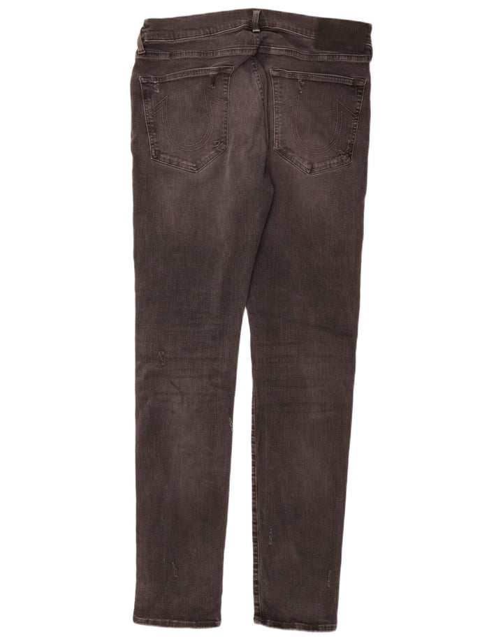 Męskie jeansy True Religion w trudnej sytuacji W36 L34 Szara bawełna