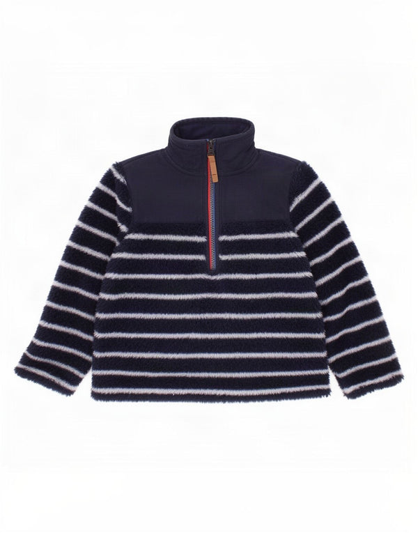Polarowy sweter Joules dla chłopców, 18-24 miesięcy, granatowy w paski