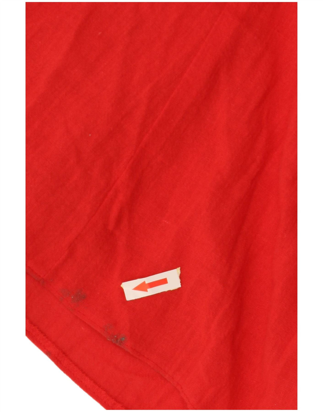 VINTAGE Damska sukienka o linii A bez rękawów UK 12 Średni czerwony w kwiaty