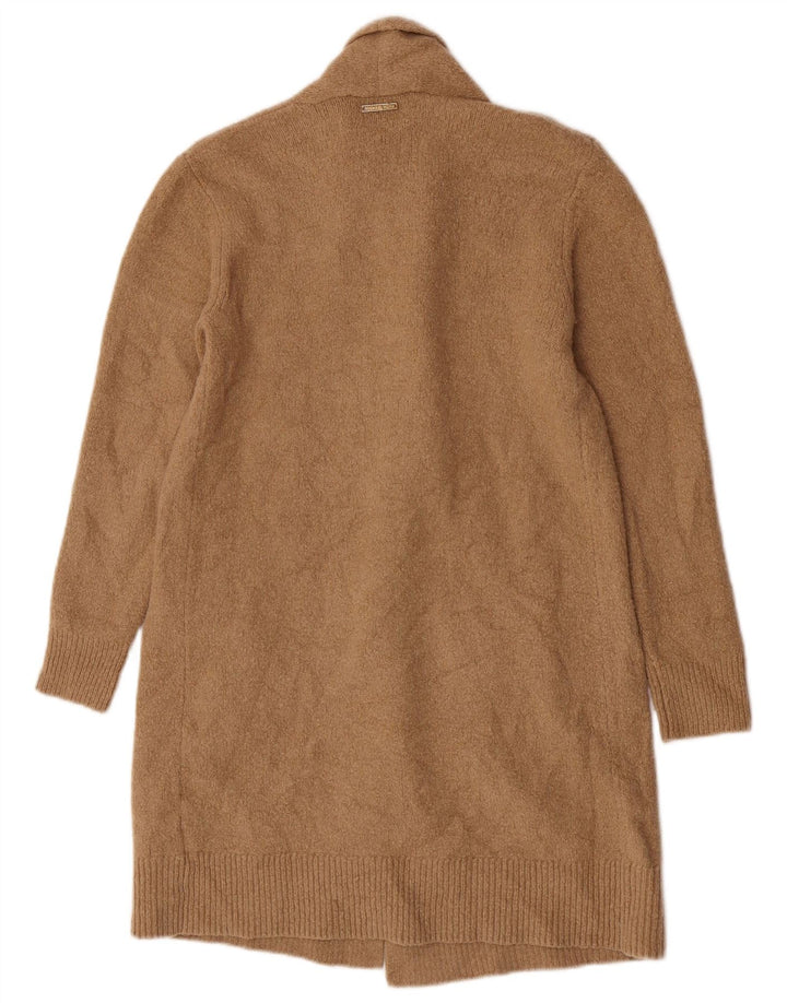 Damski sweter Michael Kors Longline Open Cardigan UK 10 Small Beige