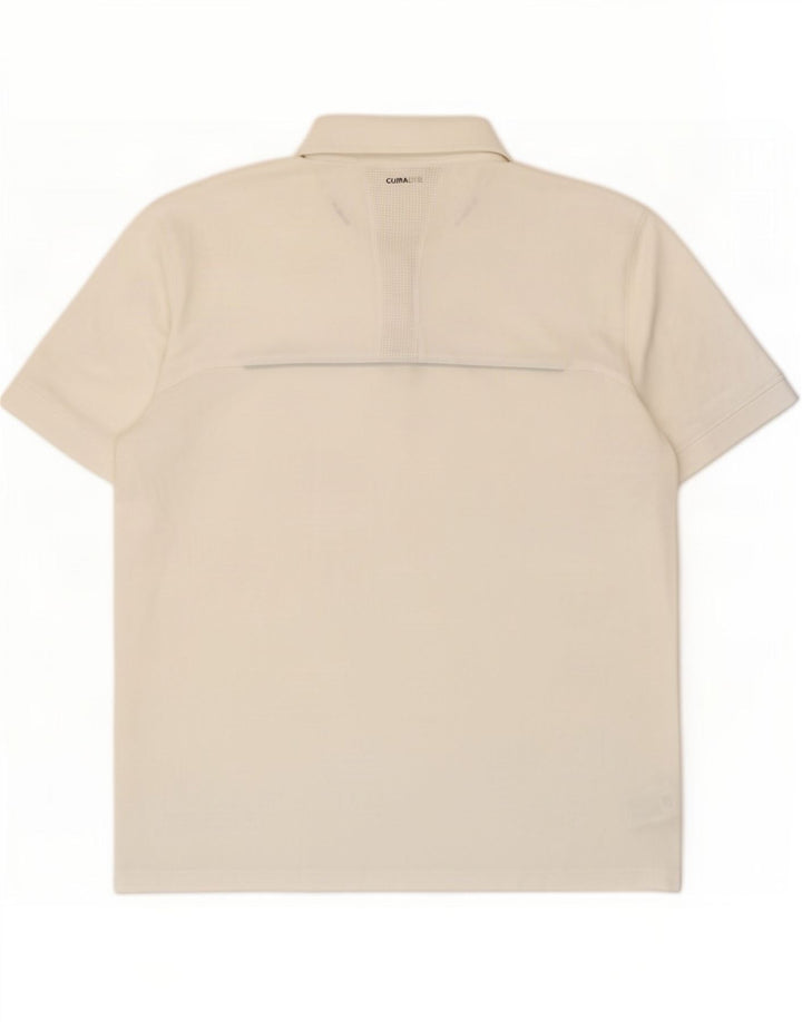 Męska koszulka polo Adidas Climalite 2XL Biały poliester