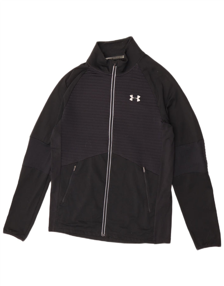 Męska kurtka dresowa Under Armour, mała, czarna, z poliestru
