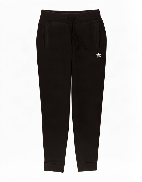 Damskie spodnie dresowe Adidas Joggers UK 8 Małe czarne bawełniane