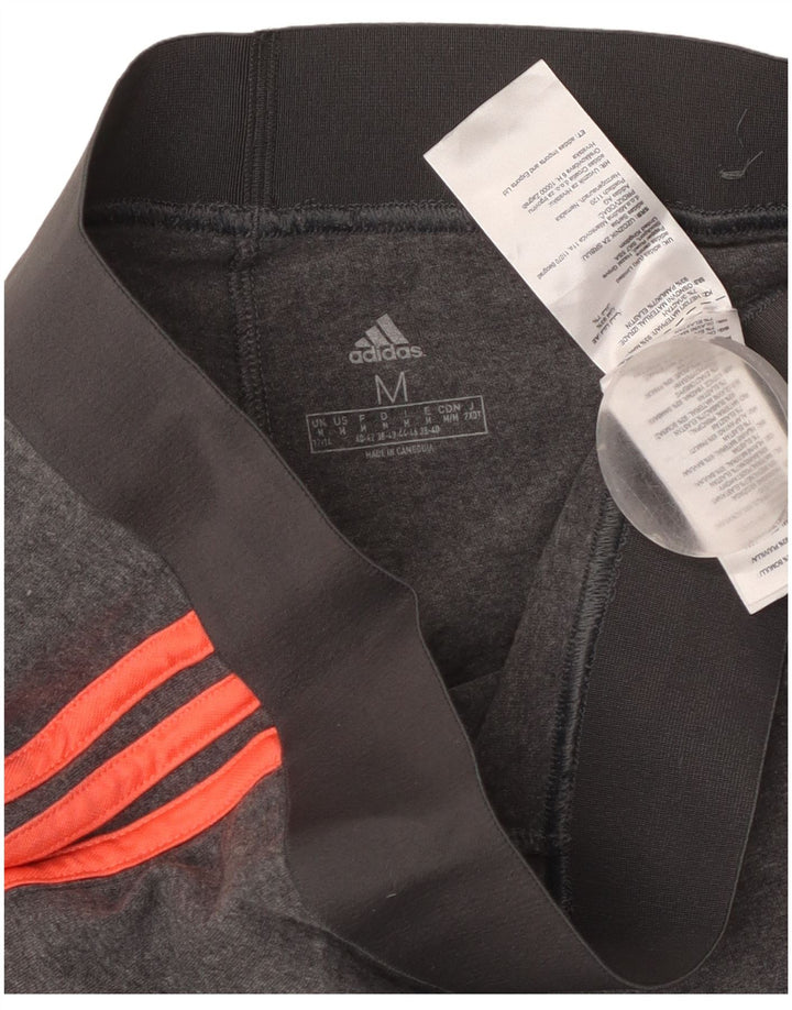 Legginsy damskie ADIDAS UK 12/14 Średnioszare, bawełniane