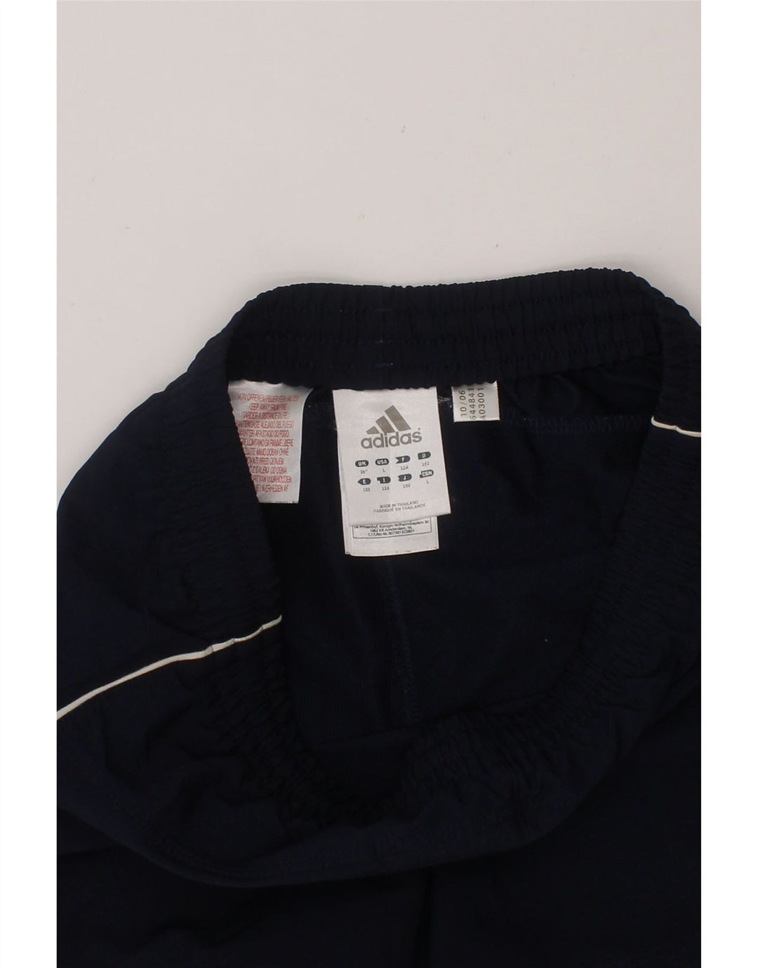 ADIDAS Boys Sport Shorts 11-12 Years  Navy Blue Polyester Vintage Adidas and Second-Hand Adidas from Messina Hembry 