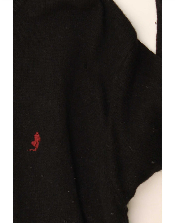 Marlboro Classics Damski sweter z okrągłym dekoltem, duży, czarny