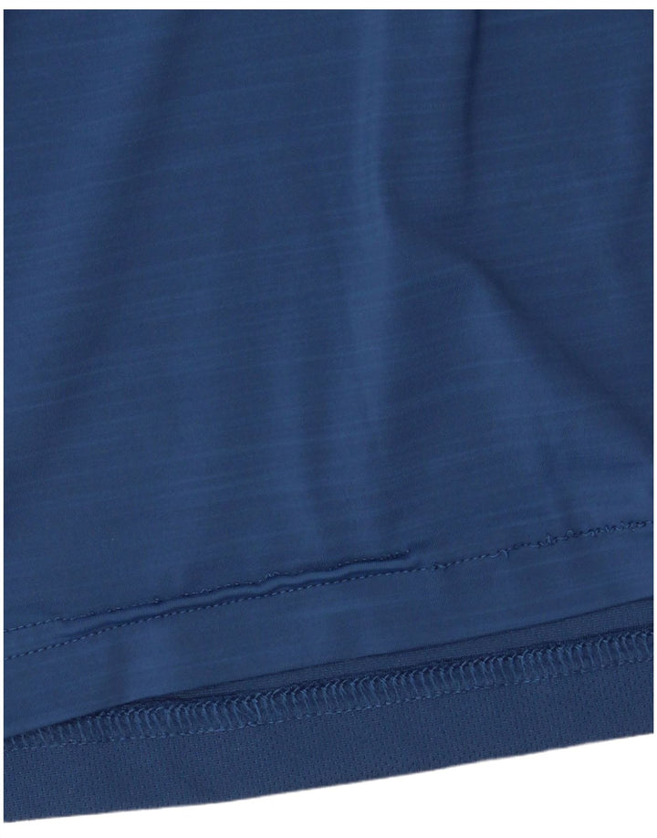 T-shirt męski Reebok, duży, niebieski, poliester