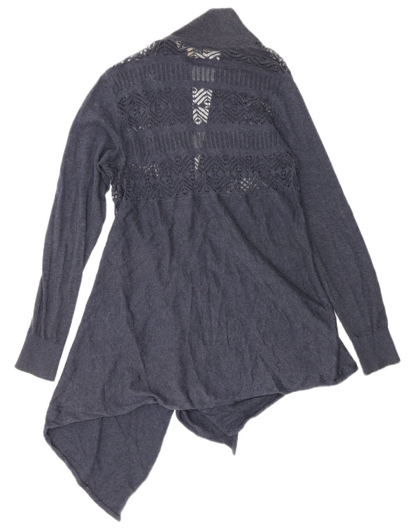 Asymetryczny sweter damski Fat Face UK 10, mały, granatowy, bawełniany