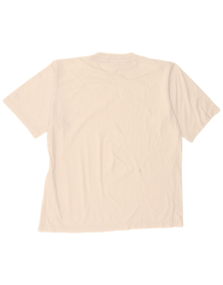 Adidas Męski T-shirt Top Średni Biały