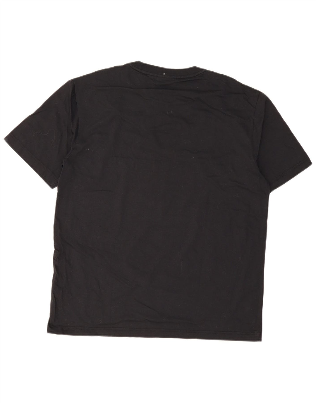 Męski T-shirt z grafiką Tommy Hilfiger, duży, czarny, bawełniany