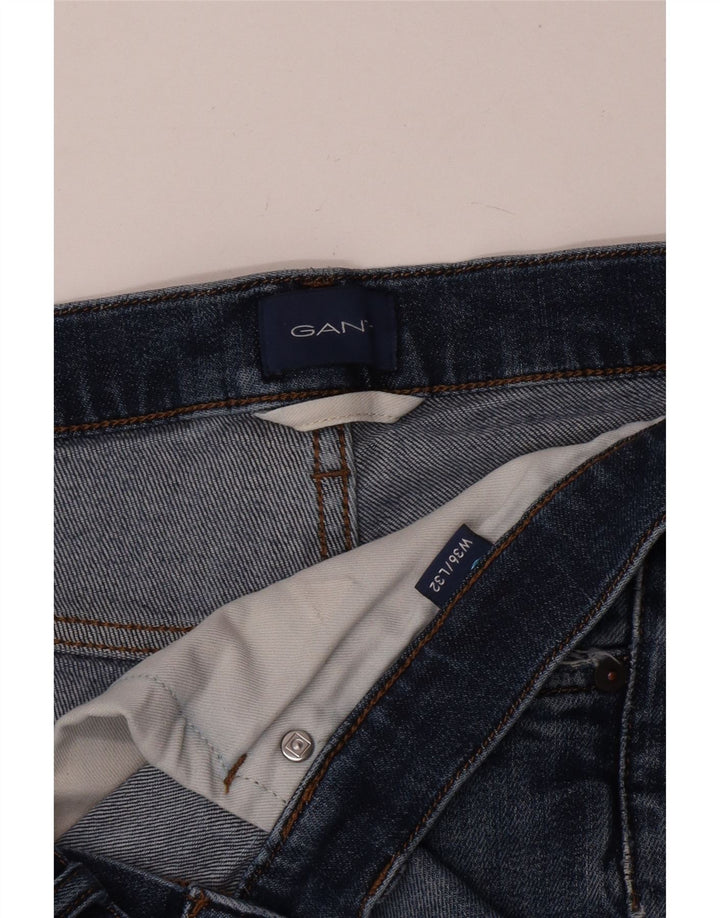 Męskie jeansy slim fit Gant W36 L32 niebieskie