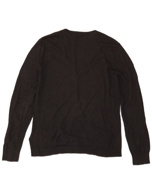 Sweter damski Ralph Lauren UK 18 XL, czarny, bawełniany