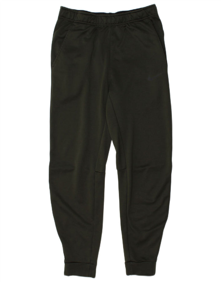 Męskie spodnie dresowe NIKE Dri Fit o standardowym kroju, średnie khaki