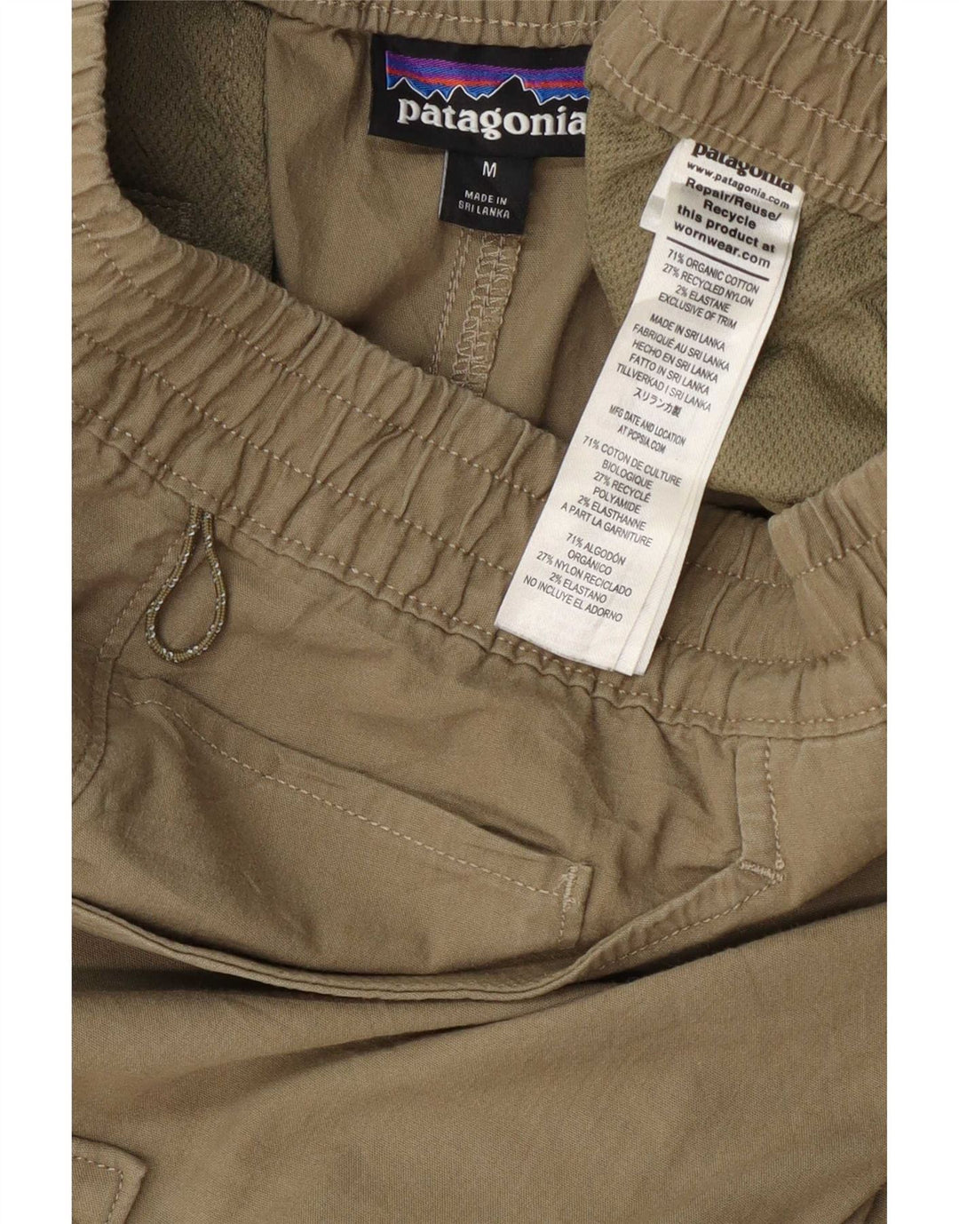 Męskie spodenki cargo Patagonia, średnie W32, bawełna khaki