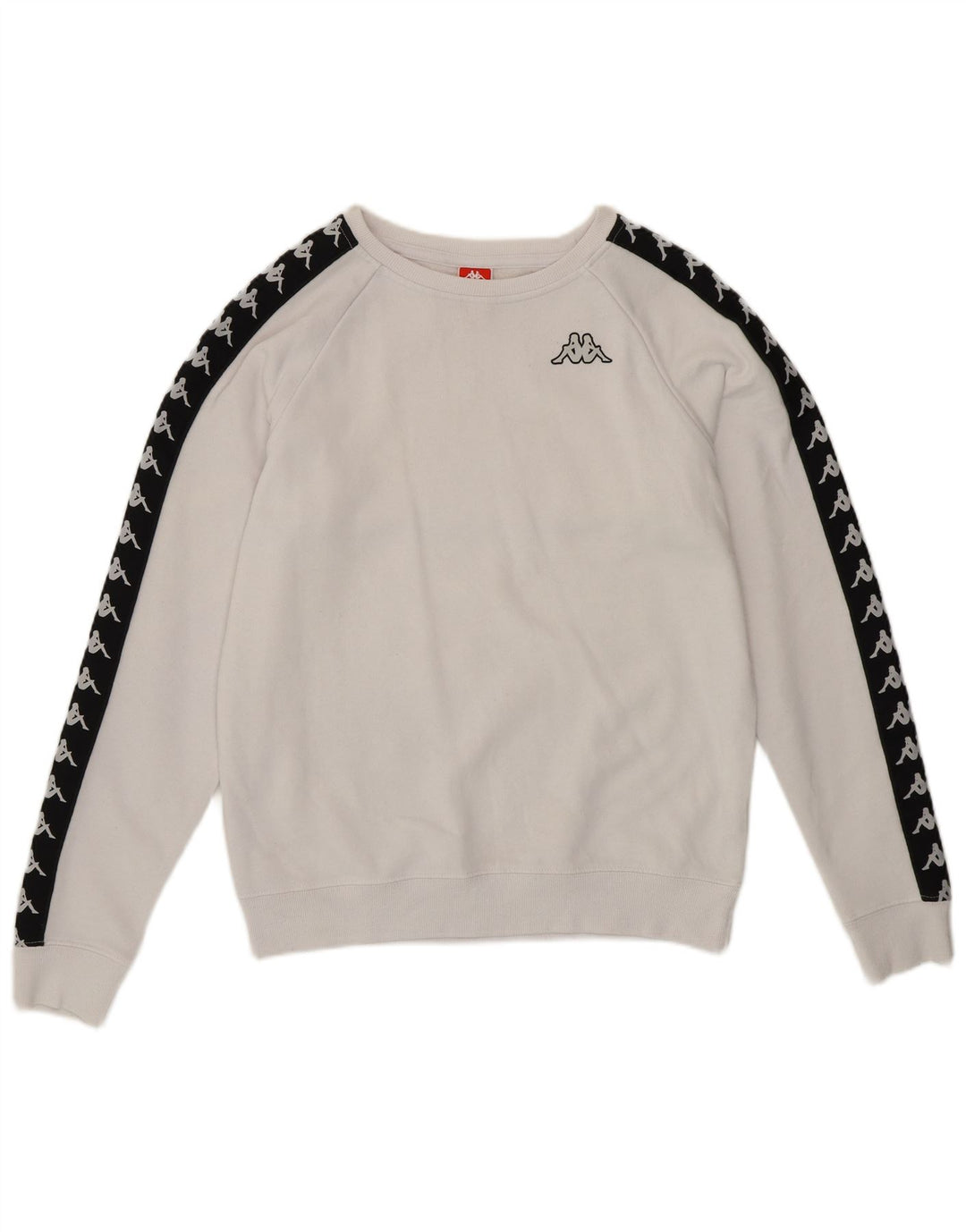 Damska bluza z grafiką KAPPA UK 14 w kolorze średniej bieli