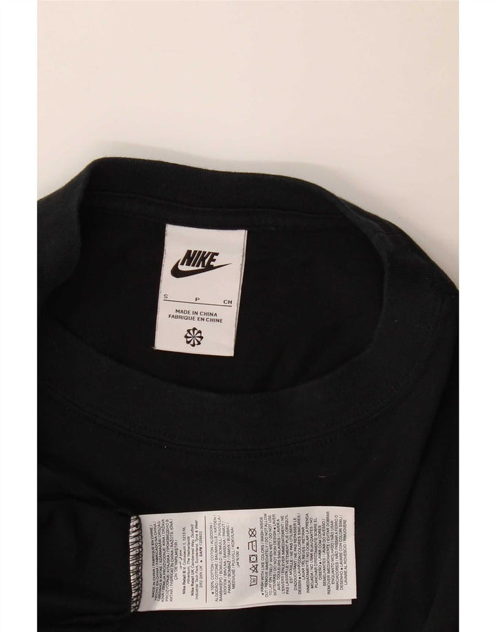 T-shirt męski Nike, mały, czarny, bawełniany
