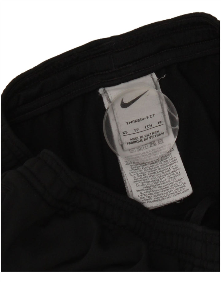 Męskie spodnie dresowe Nike Therma-Fit XS, czarny poliester