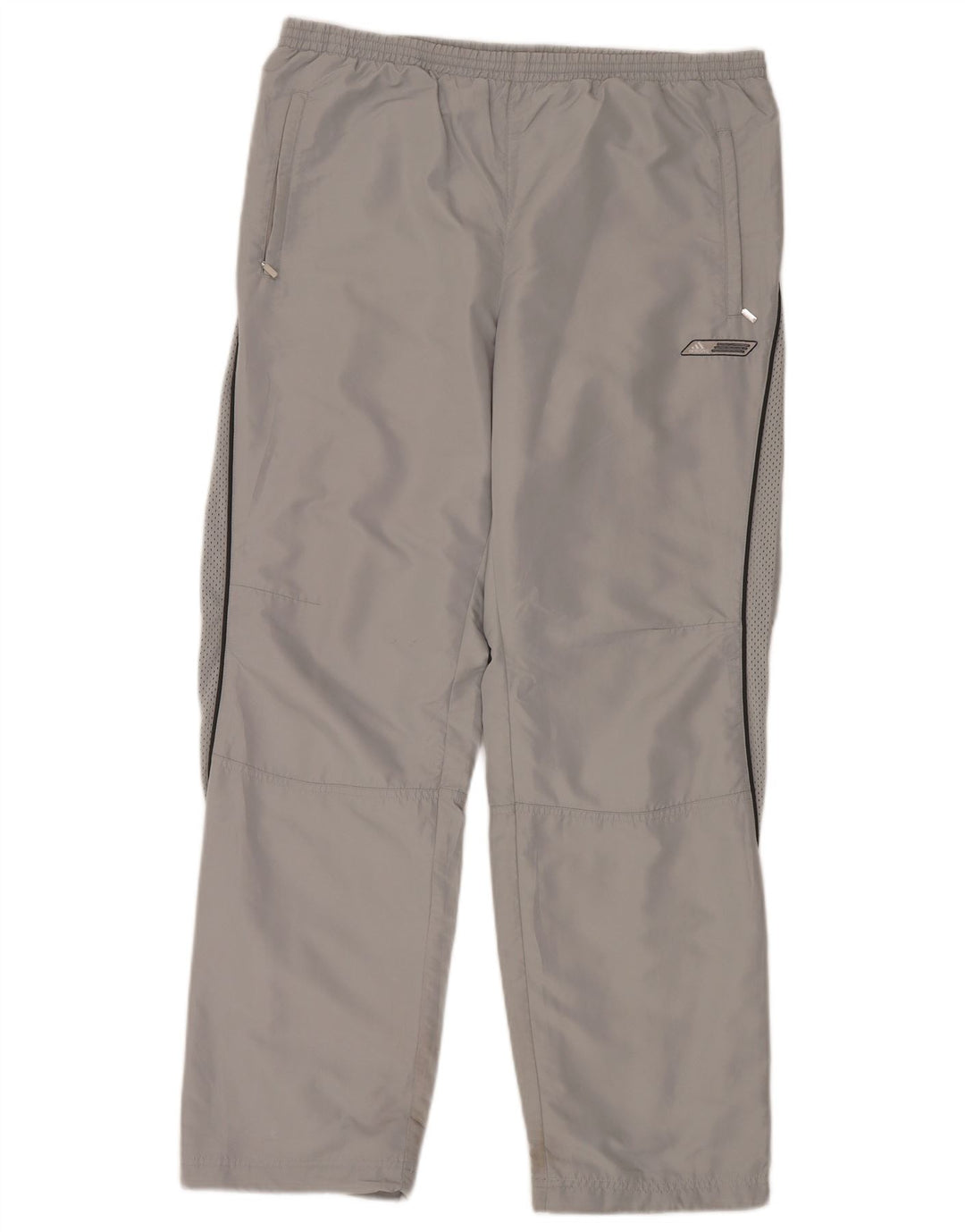 Damskie spodnie dresowe Adidas Climacool, średnioszare, poliestrowe