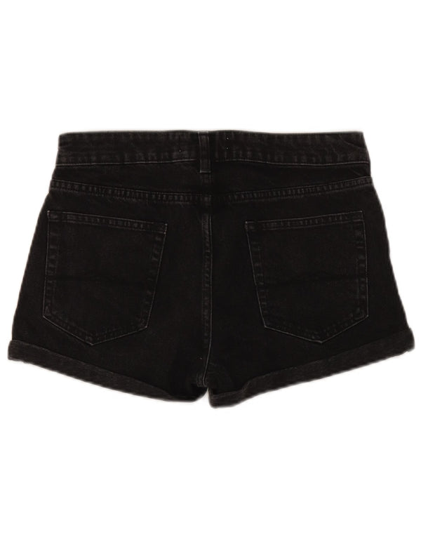 Damskie spodenki jeansowe Jack Wills UK 8 Small W28 Czarne bawełniane