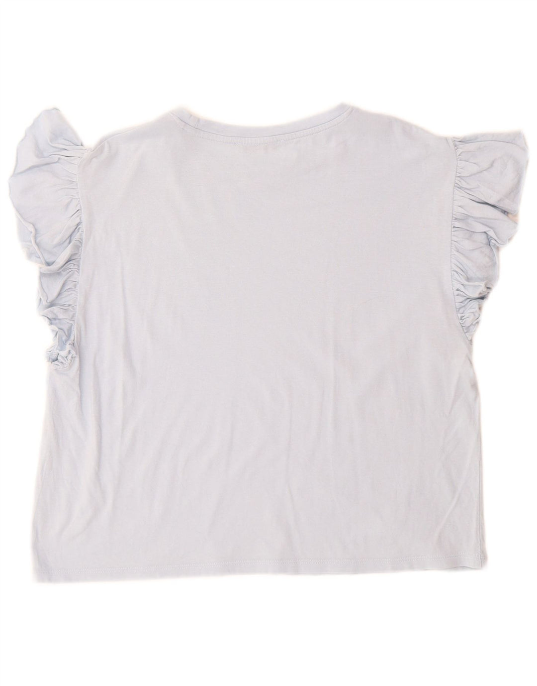 T-shirt damski Zara Top UK 14 średni niebieski