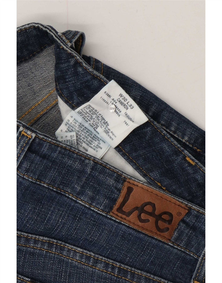 Damskie jeansy Lee Cameron Bootcut W30 L30 Niebieskie bawełniane