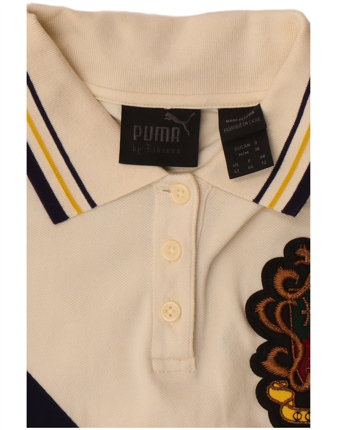 Damska sukienka polo Puma UK 12 średni beż