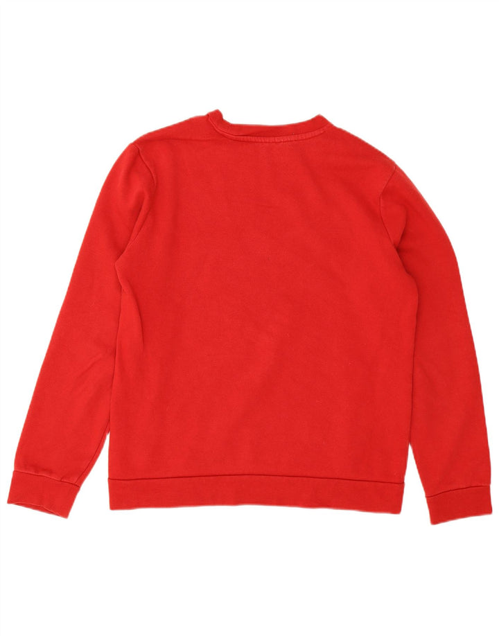 Adidas Chłopięca Bluza Sweter 13-14 Lat Czerwona Bawełna