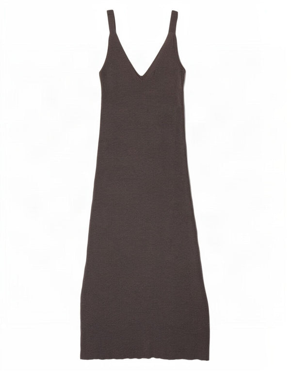 Damska sukienka maxi bez rękawów Zara UK 8 Small, szara wiskoza