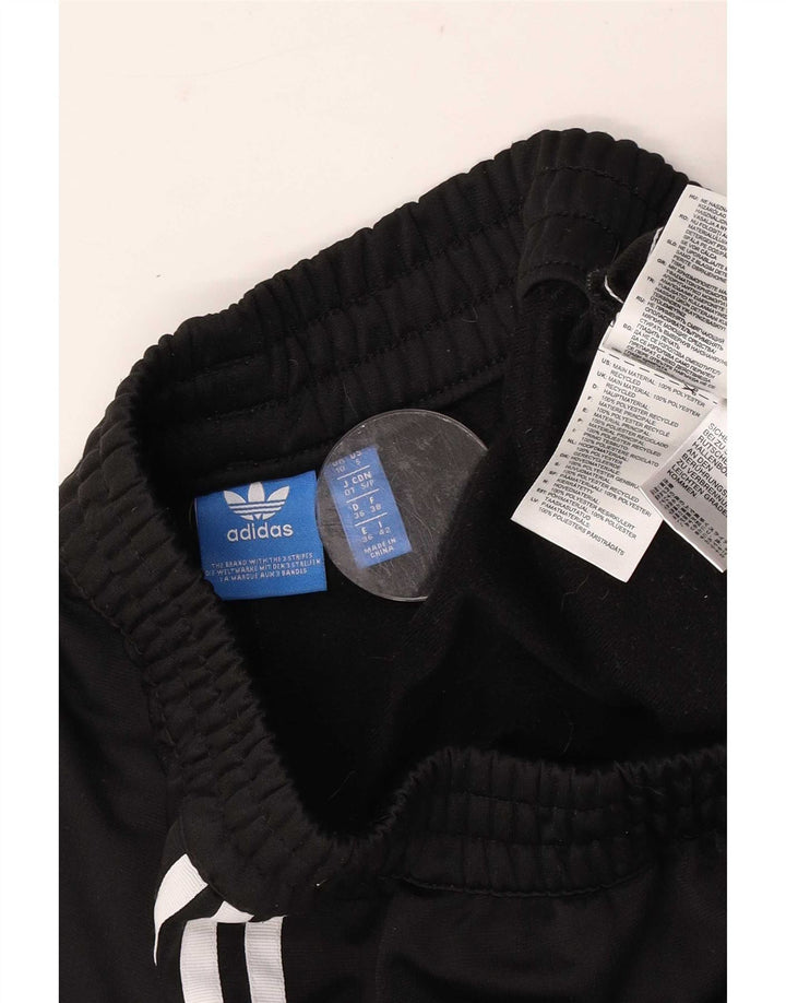 Damskie spodenki sportowe Adidas UK 10, małe, czarne, poliestrowe