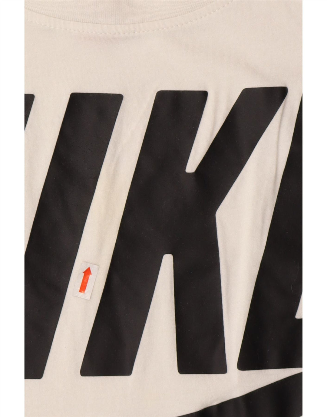 Męski T-shirt z grafiką NIKE, mały, biały, bawełniany