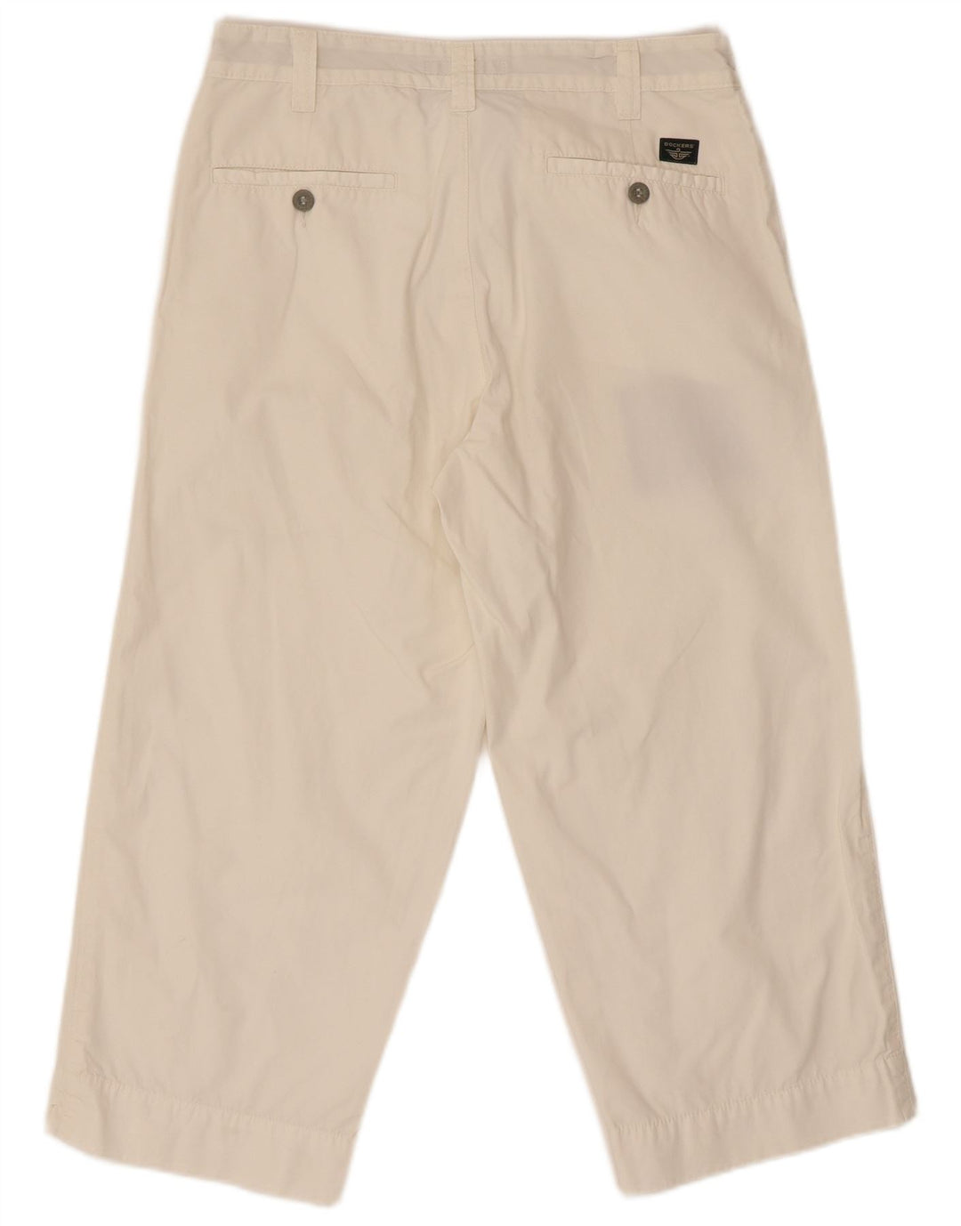 Spodnie damskie Dockers Straight Capri W31 L22 Off White
