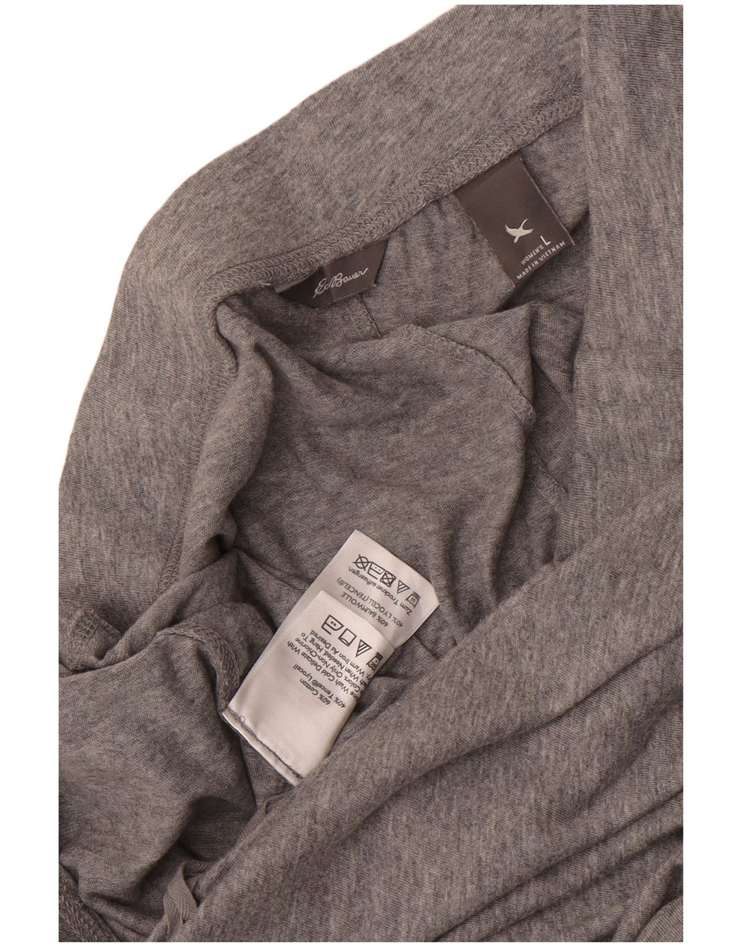 Damska spódnica Maxi Eddie Bauer, duża W36, szara, nakrapiana bawełna