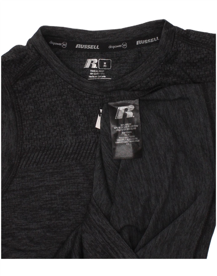 Bluza chłopięca RUSSELL ATHLETIC Dri-Power, 7-8 lat, średnioszara, nakrapiana