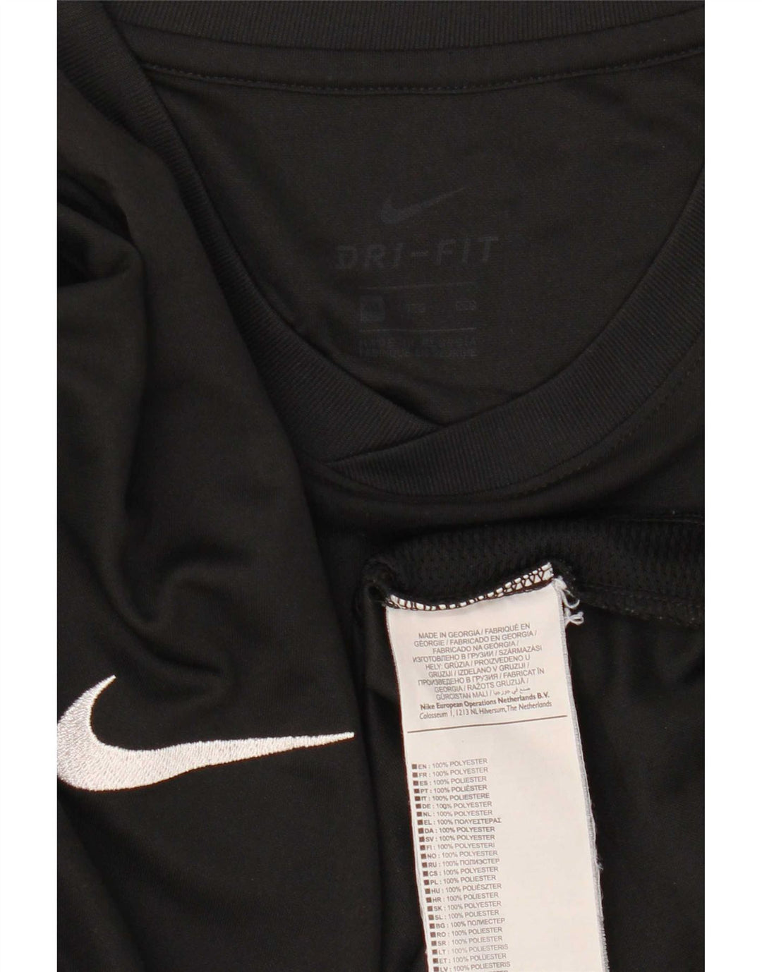 Męski T-shirt Nike Dri Fit Top 2XL Czarny Poliester