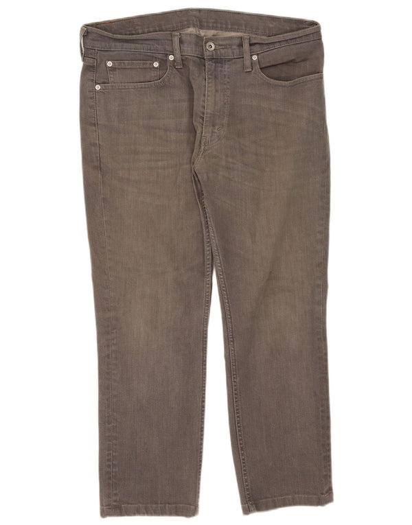 Męskie jeansy Levi's 511 Cropped W36 L25 Szara bawełna