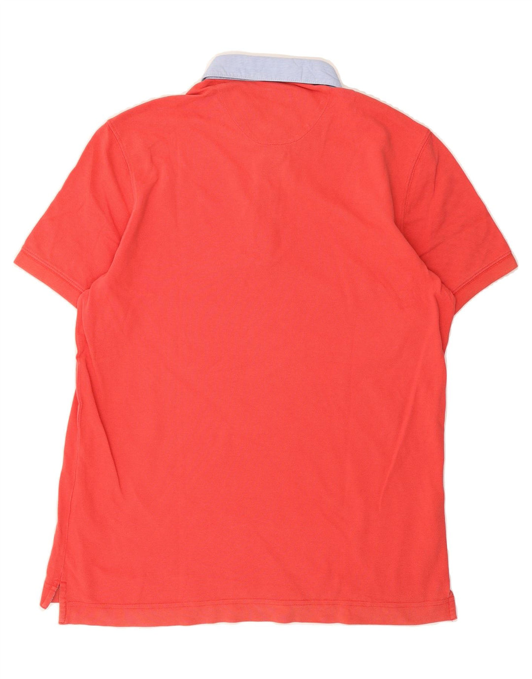 MASSIMO DUTTI Mens Regular Fit Polo Shirt Large Red Cotton Vintage Massimo Dutti and Second-Hand Massimo Dutti from Messina Hembry 