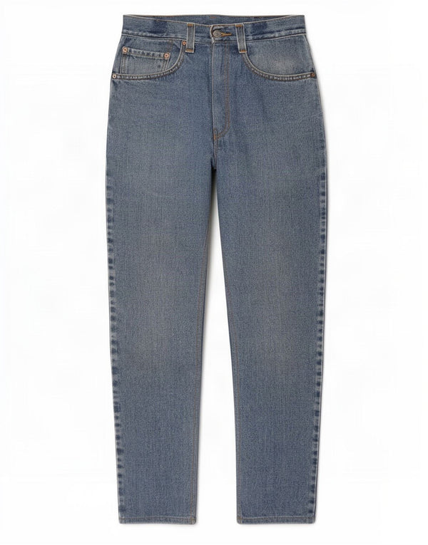 Męskie zwężane dżinsy Levi's W38 L27 Niebieska bawełna
